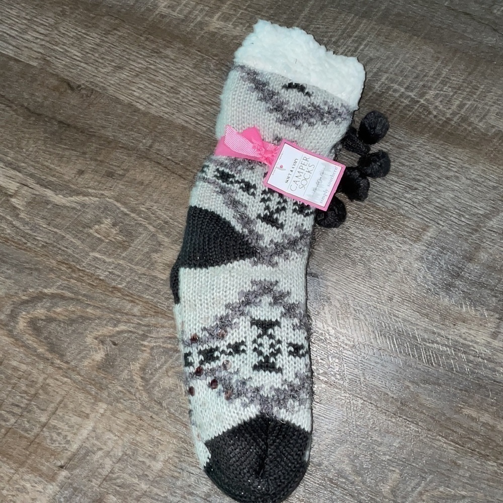 Simply Southern Soft & Cozy Camper Socks Grassy Creek Aztec OS